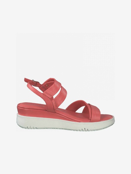 Tamaris Koralle Damen Ledersandalen Tamaris