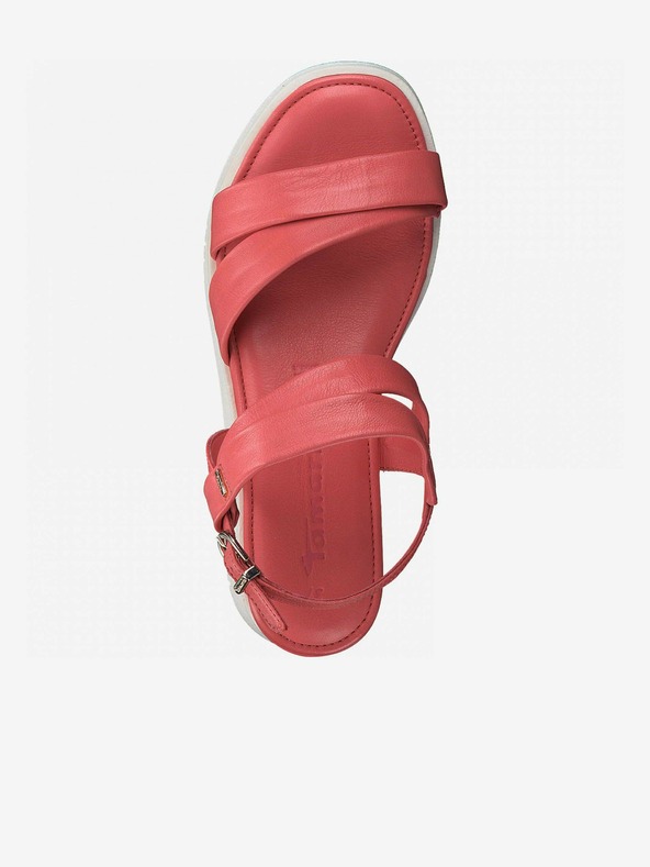 Tamaris Koralle Damen Ledersandalen Tamaris