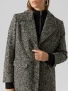 AWARE by VERO MODA Grau-schwarz gemusterter Damenmantel AWARE by VERO MODA Gaida