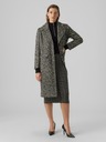 AWARE by VERO MODA Grau-schwarz gemusterter Damenmantel AWARE by VERO MODA Gaida