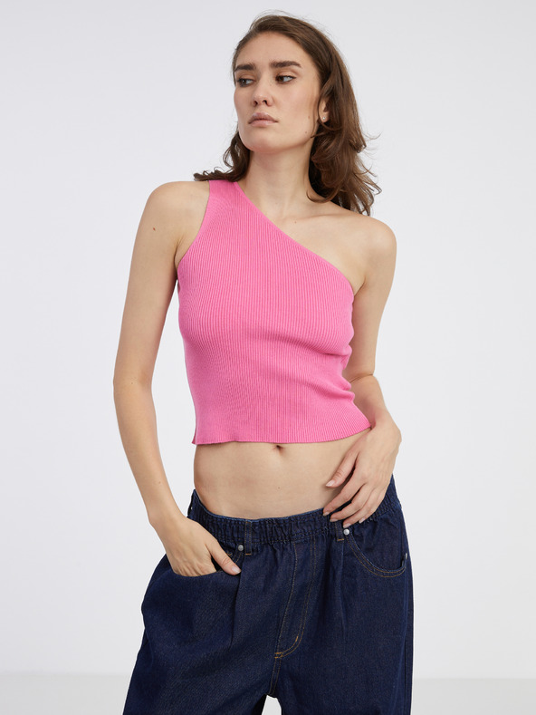 Jacqueline de Yong Pinkes Damen-Crop-Top Tank-Top JDY Nanna