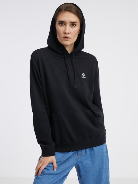 Converse Schwarzer Damen-Kapuzenpullover Converse