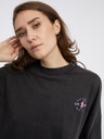 ONLY Schwarzes Damen-T-Shirt in Übergröße ONLY Lucy