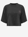 ONLY Schwarzes Damen-T-Shirt in Übergröße ONLY Lucy