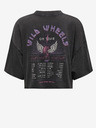 ONLY Schwarzes Damen-T-Shirt in Übergröße ONLY Lucy