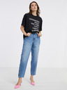 Noisy May Schwarzes Damen-T-Shirt Noisy May Millie