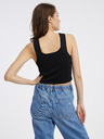 Noisy May Schwarzes Damen-Crop-Top aus Wollmischung Noisy May Haisley