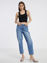 Noisy May Schwarzes Damen-Crop-Top aus Wollmischung Noisy May Haisley