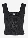Noisy May Schwarzes Damen-Crop-Top aus Wollmischung Noisy May Haisley
