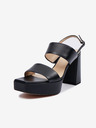 Högl Schwarze Damen Ledersandalen mit Absatz Högl Cindy