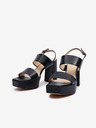 Högl Schwarze Damen Ledersandalen mit Absatz Högl Cindy