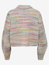 ONLY Beige gemusterte Damen-Strickjacke ONLY Carma