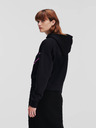 Karl Lagerfeld Schwarzer Damen-Kapuzenpullover KARL LAGERFELD