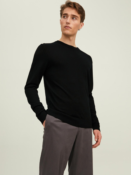 Jack & Jones Schwarzer Herren Wollpullover Jack & Jones Mark