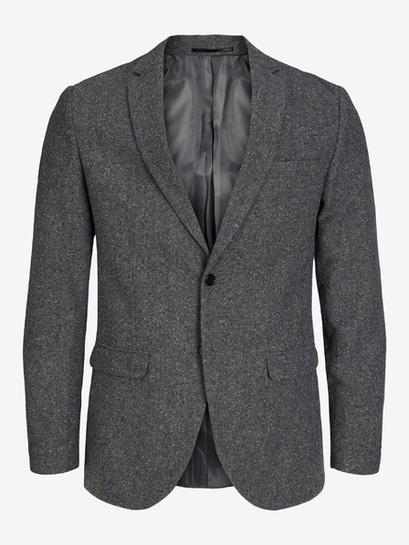 Jack & Jones Grauer Jack & Jones Franco Herrenblazer aus Wollmischung