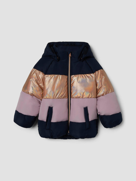 name it Rosa und blaue Steppjacke für Mädchen name it Mille