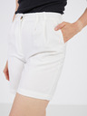 Jacqueline de Yong Weiße JDY Tomika Shorts mit weitem Bein