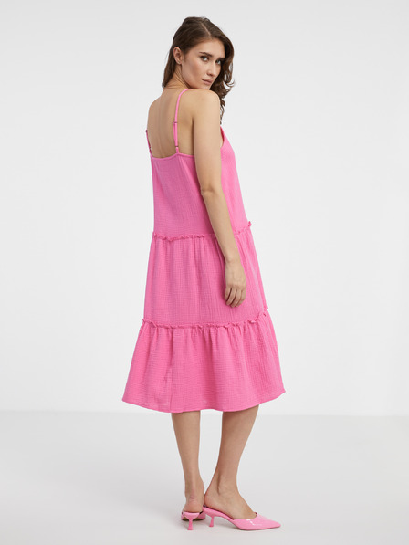 Jacqueline de Yong Rosa JDY Theis Damen-Midikleid