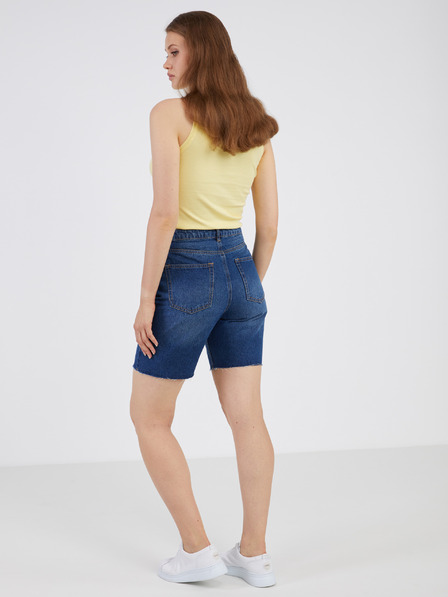Jacqueline de Yong Blaue Damen Denim Shorts JDY Dichte