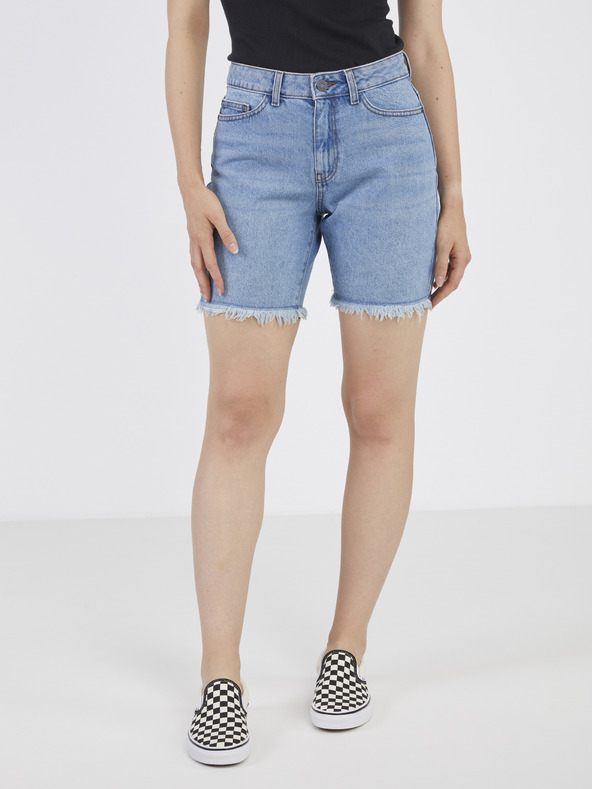 Noisy May Blaue Damen-Denim-Shorts Noisy May Smiley