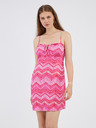 ONLY Pinkfarbenes gemustertes Damenkleid ONLY Nova