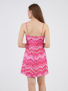 ONLY Pinkfarbenes gemustertes Damenkleid ONLY Nova