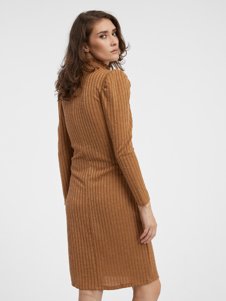 Jacqueline de Yong Braun JDY Edna Damen Pullover Kleid