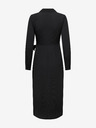 Jacqueline de Yong Schwarzes Damen Wickel-Midikleid JDY Piper