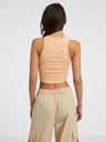 ONLY Orangefarbenes Damen Crop Top Tank-Top ONLY Belia