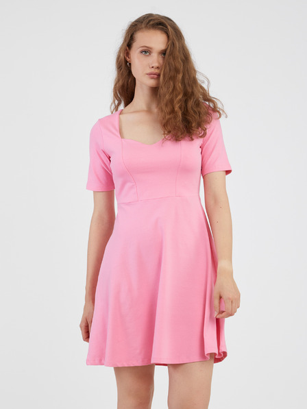 Pieces Pinkes Damen Kleid Pieces Ang