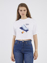 ONLY Weißes Damen-T-Shirt ONLY Bone