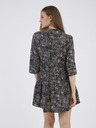 ONLY Beige-blaues gemustertes Damenkleid ONLY Nova