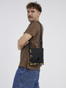 Versace Jeans Couture Schwarze Herren Umhängetasche mit Muster Versace Jeans Couture