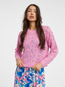 Jacqueline de Yong Rosa gemusterter Damenpullover JDY Judith