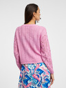 Jacqueline de Yong Rosa gemusterter Damenpullover JDY Judith