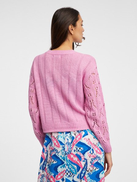 Jacqueline de Yong Rosa gemusterter Damenpullover JDY Judith