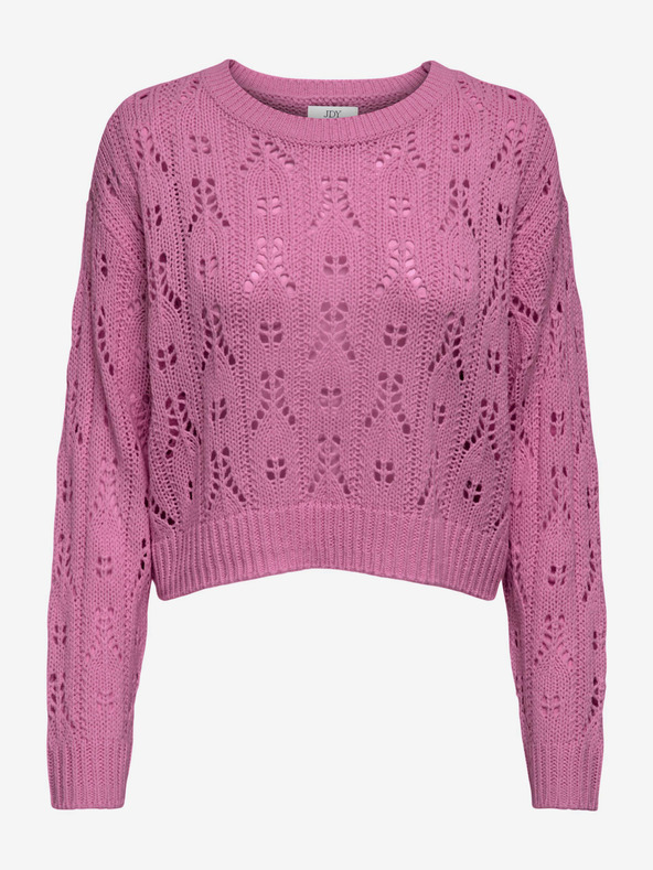 Jacqueline de Yong Rosa gemusterter Damenpullover JDY Judith