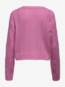 Jacqueline de Yong Rosa gemusterter Damenpullover JDY Judith