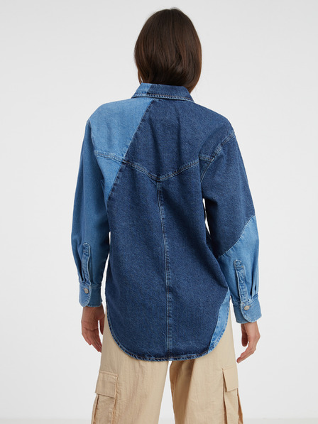 ONLY Blaues Damenshirt aus Denim ONLY Carrie