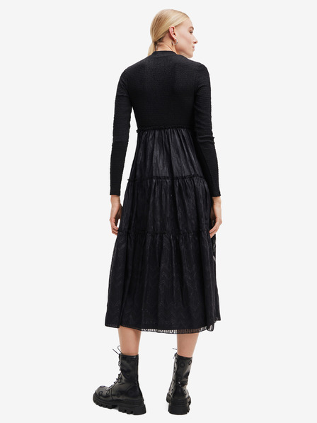 Desigual Schwarzes Desigual Misha Midikleid für Damen