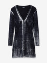 Desigual Desigual Asturias grau und schwarzes Damenkleid