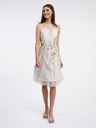 Orsay Weiße Blumen-Midikleid für Damen ORSAY