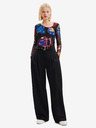 Desigual Schwarze Damenhose mit weitem Bein Desigual Otto