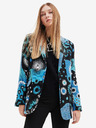 Desigual Blaue gemusterte Damenjacke Desigual Sissy