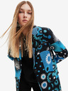 Desigual Blaue gemusterte Damenjacke Desigual Sissy