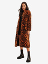 Desigual Desigual Esmeralda orange gemusterter Damenmantel
