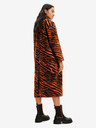 Desigual Desigual Esmeralda orange gemusterter Damenmantel