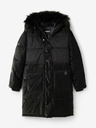 Desigual Schwarzer Damen-Wintermantel Desigual Kelowna
