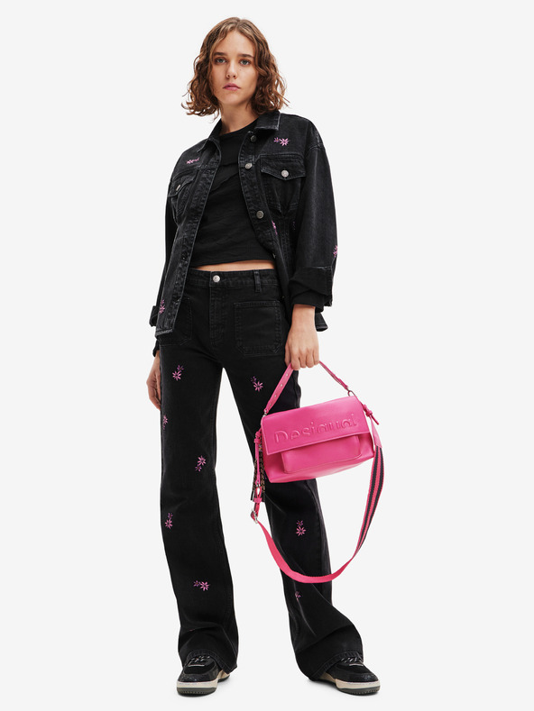 Desigual Schwarze Desigual Arkansas Jeansjacke für Damen