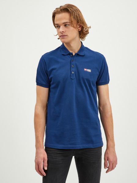 Diesel Dunkelblau Herren-Poloshirt Diesel